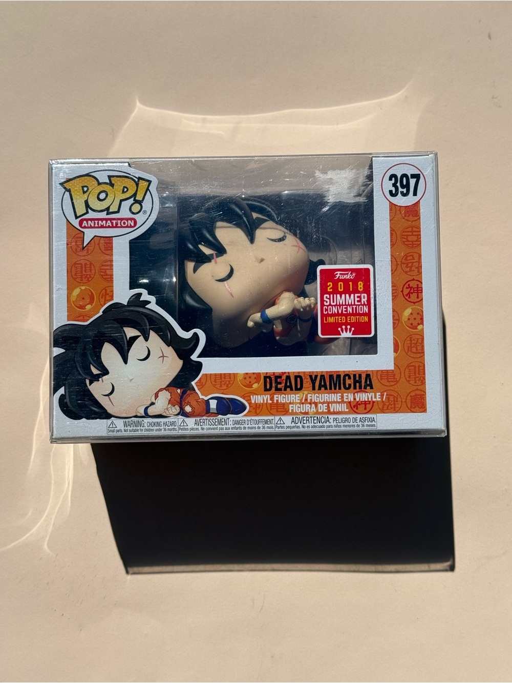 Funko Pop! Dead Yamcha #397 Dragon Ball Z 2018 Summer Convention Exclusive